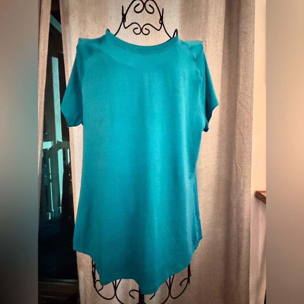 Champion Teal Short Sleeve Women's Tee